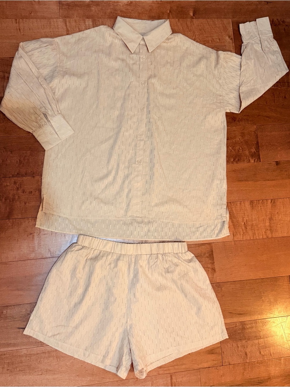 Cream two piece set women’s